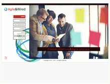 Tablet Screenshot of agileandwired.com